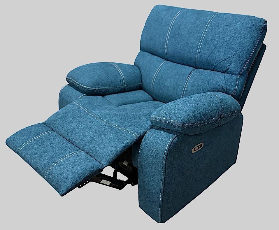 BERGER RECLINABLE ELECTRICO RELAXLINE AZUL USB-3