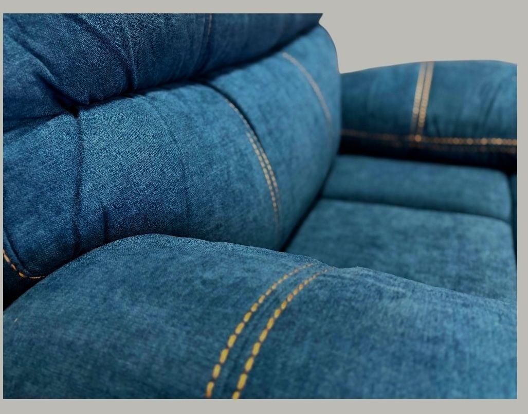 BERGER RECLINABLE ELECTRICO RELAXLINE AZUL USB-6