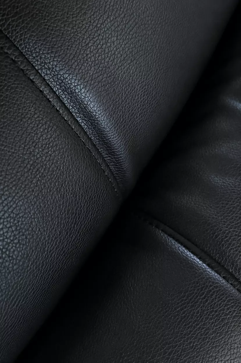SOFA RECLINEBLE RELAXLINE 3 CUERPOS NEGRO POSA VASO-6