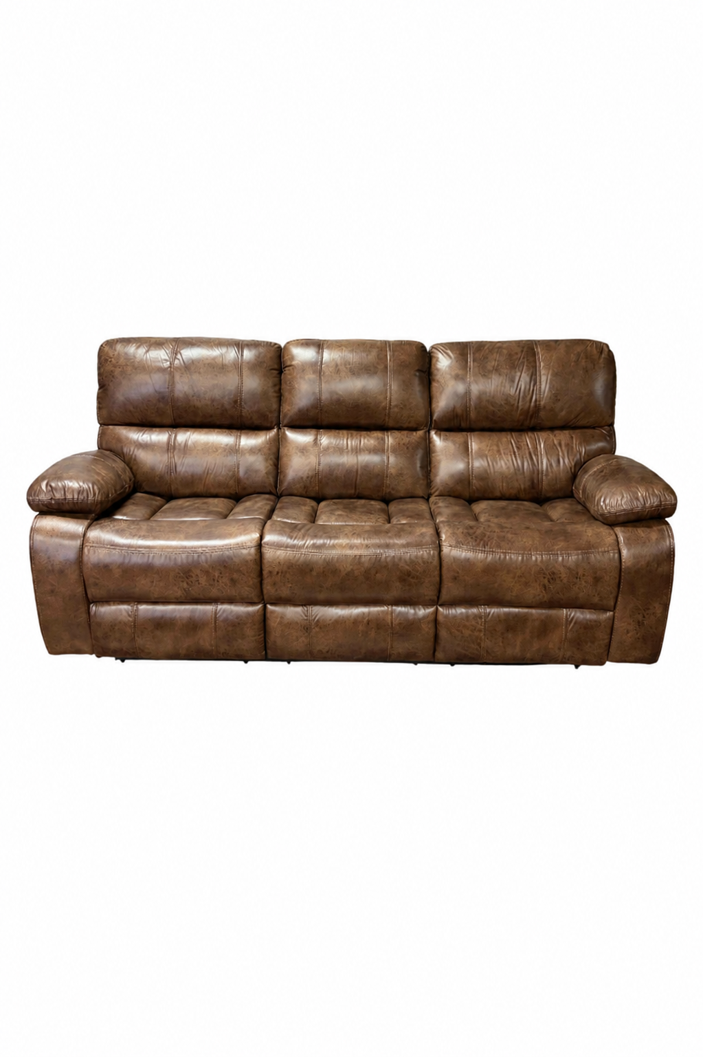 SOFA RECLINABLE ELECTRICO RELAXLINE 3 CUERPOS VINTAGE CAFE USB-2