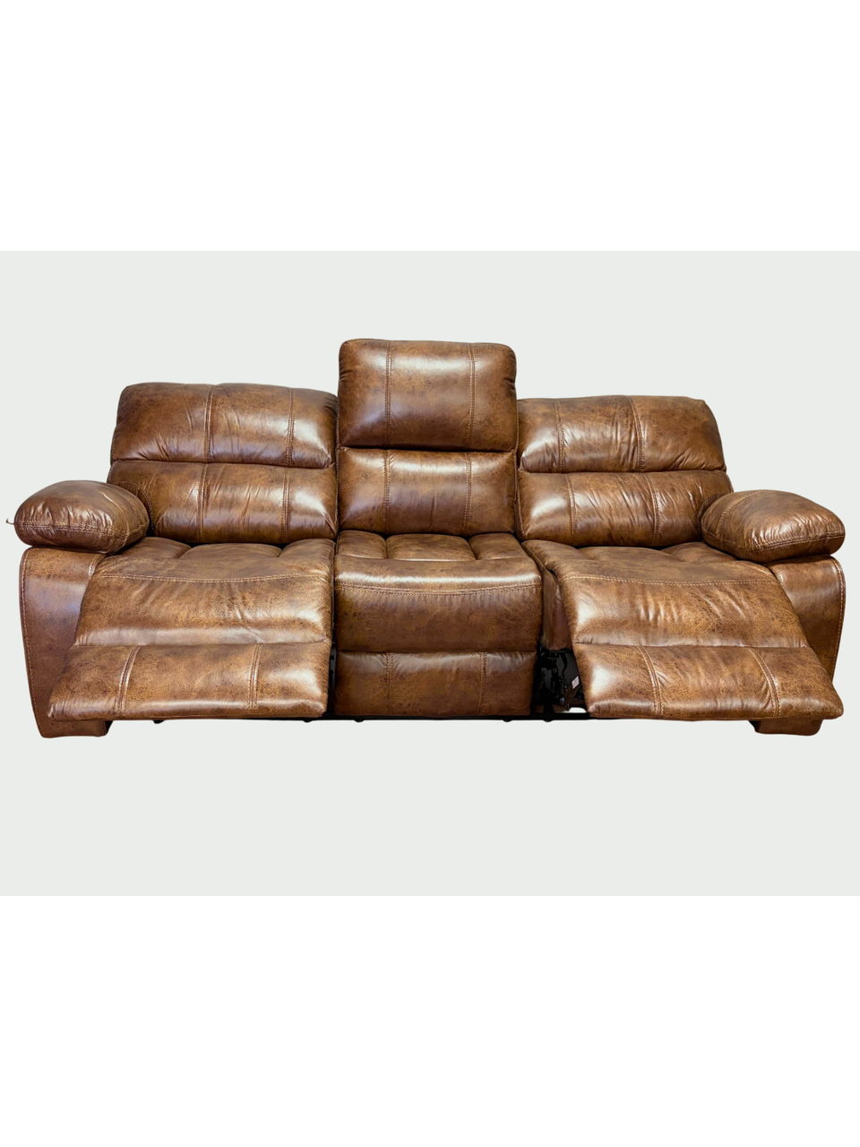 SOFA RECLINABLE ELECTRICO RELAXLINE 3 CUERPOS VINTAGE CAFE USB-4
