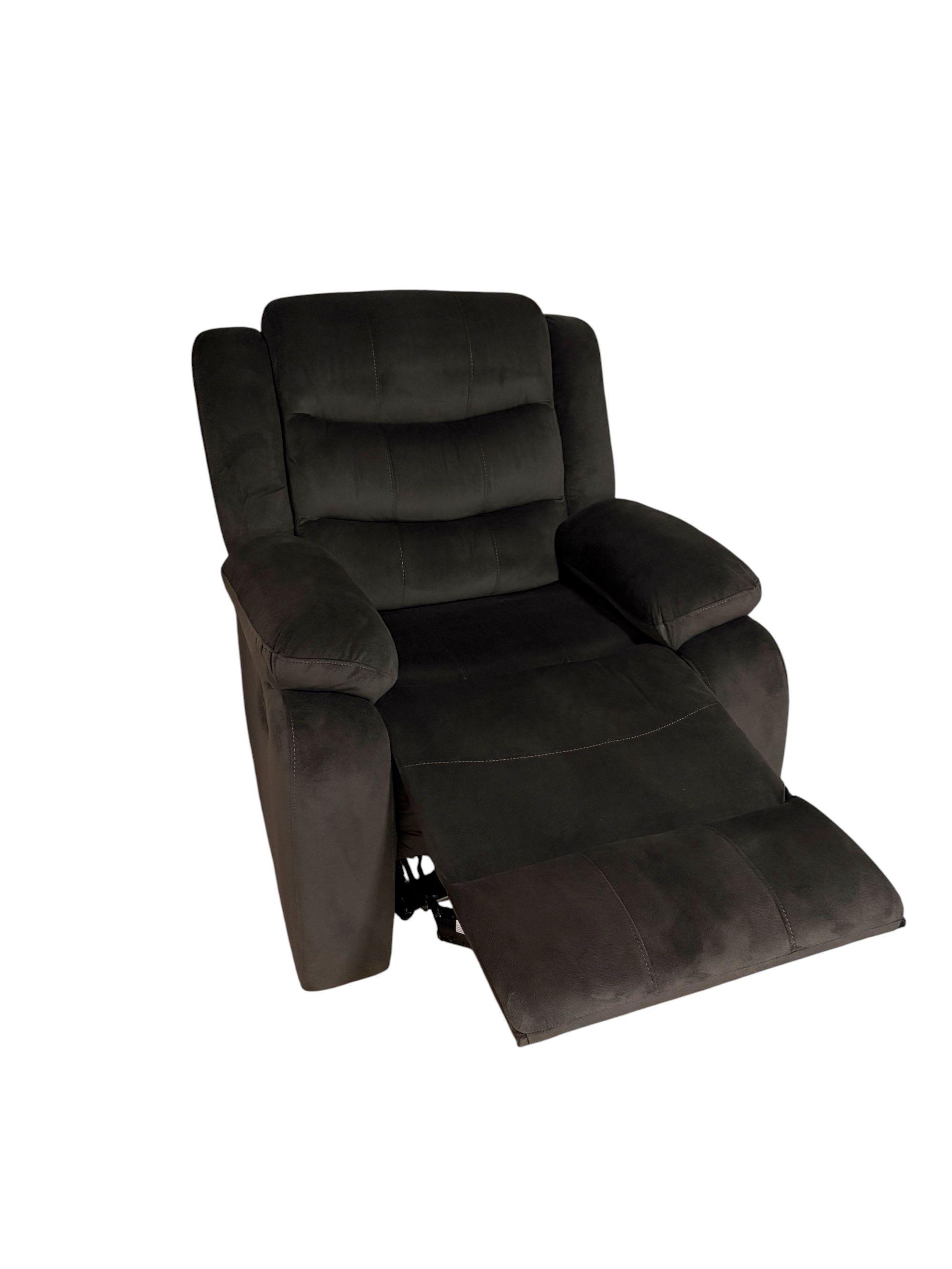BERGER RECLINABLE RELAXLINE CHOCOLATE OSCURO - FELPA-3
