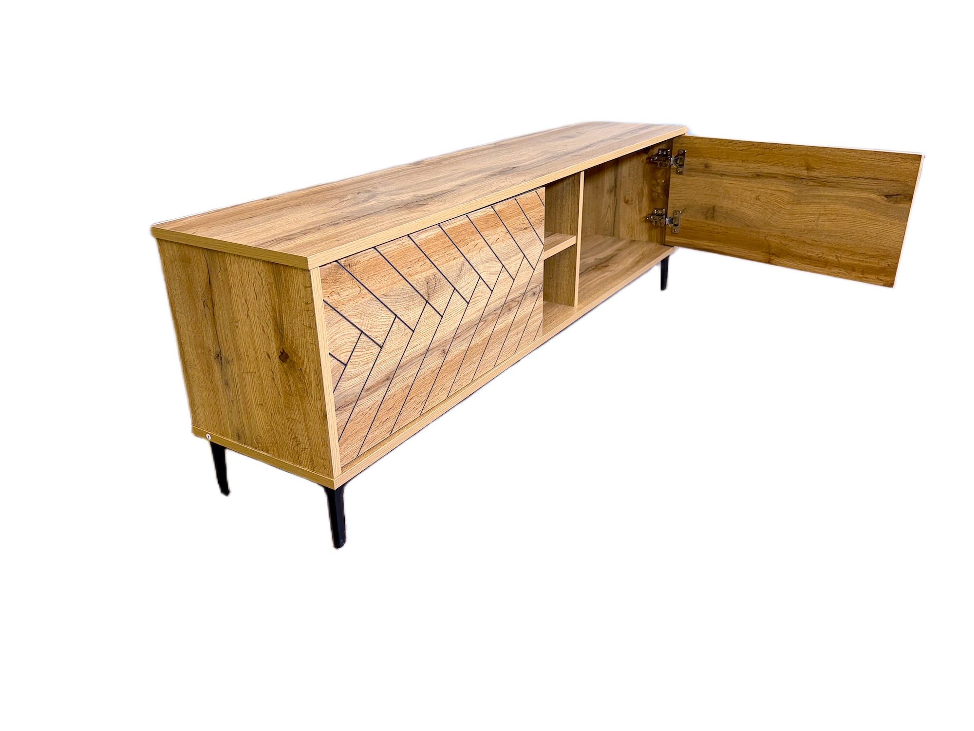 RACK 55 TVLINE ESPIGA NATURAL 140 Cm-5