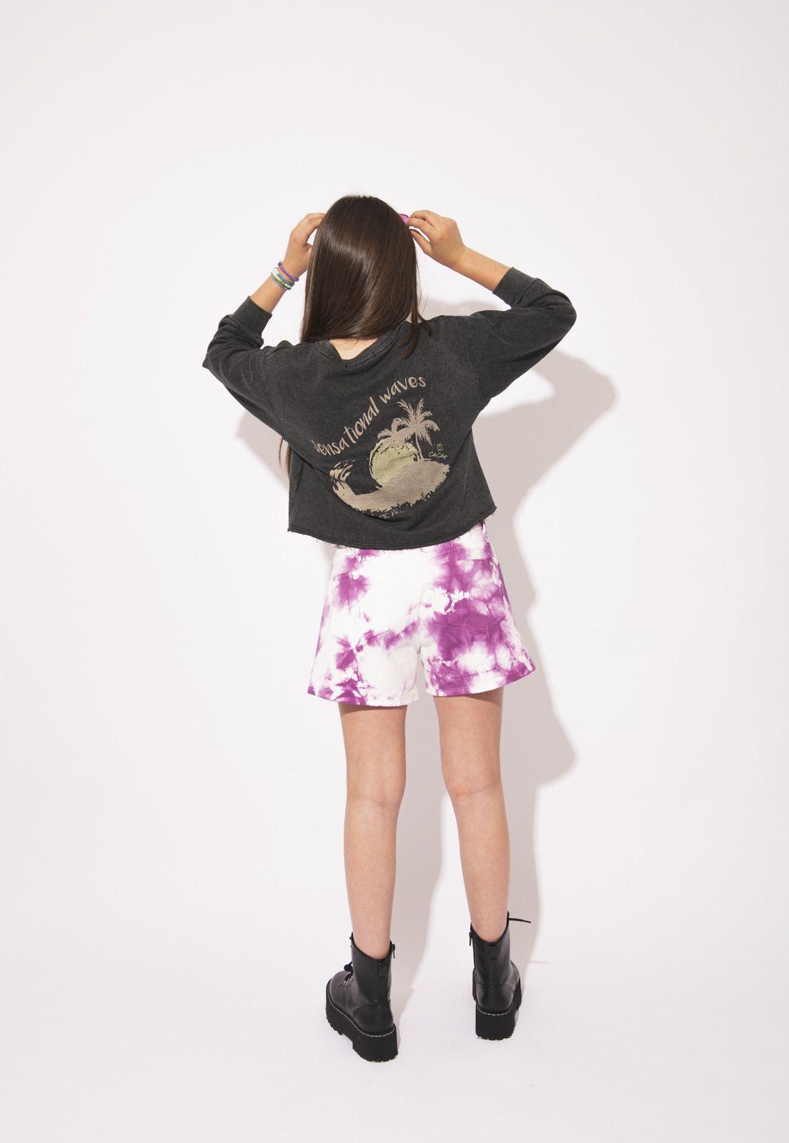 Short Dora Tajali Multicolor Cacao -3