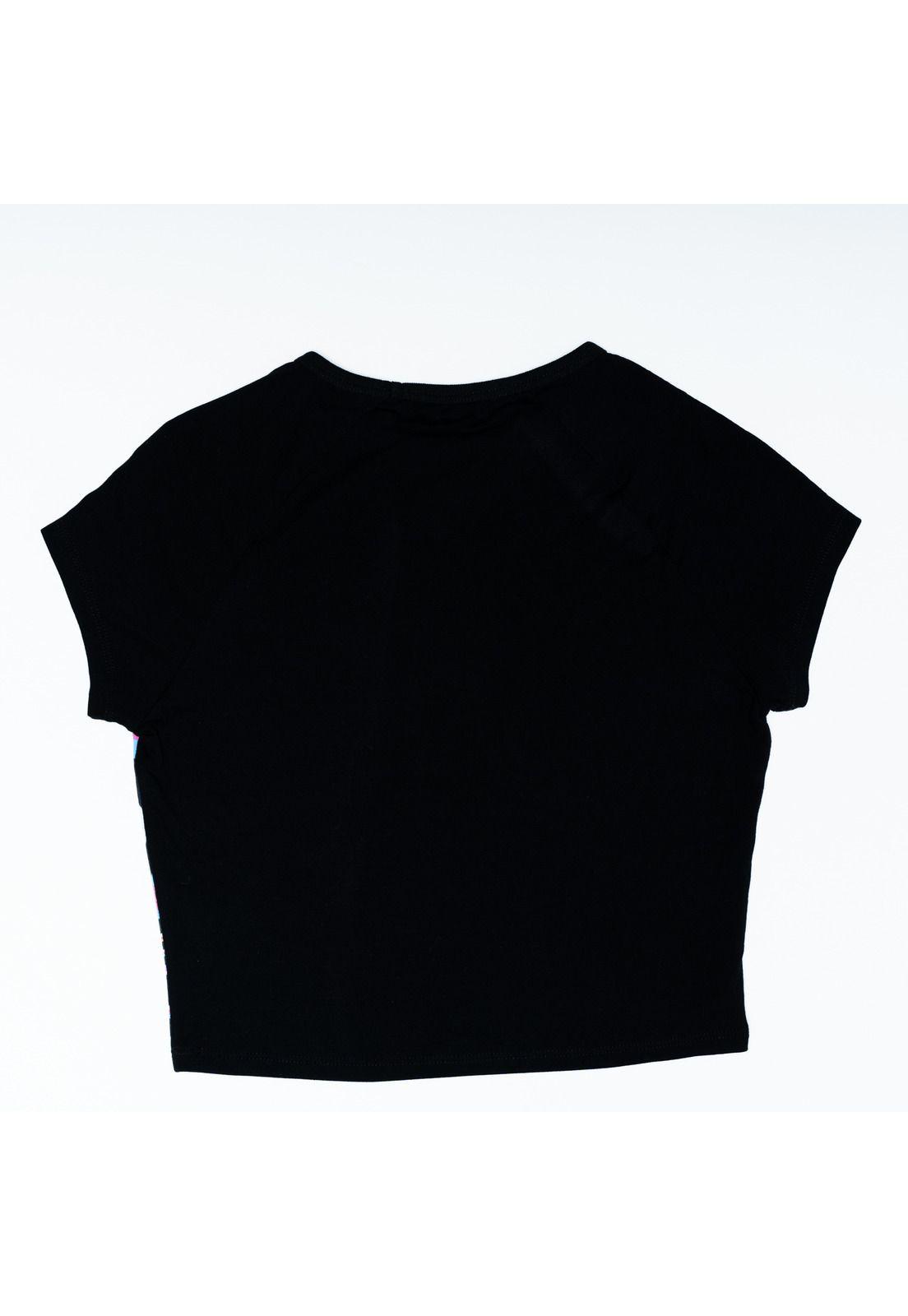 Polera Clau Regular Sublimada Manga Raglan Negro Cacao-1