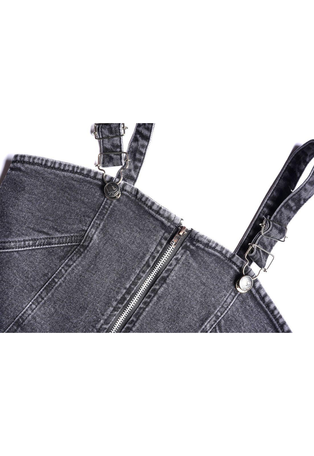 Polera Peto Niguel Tipo Corset Negro Cacao-2