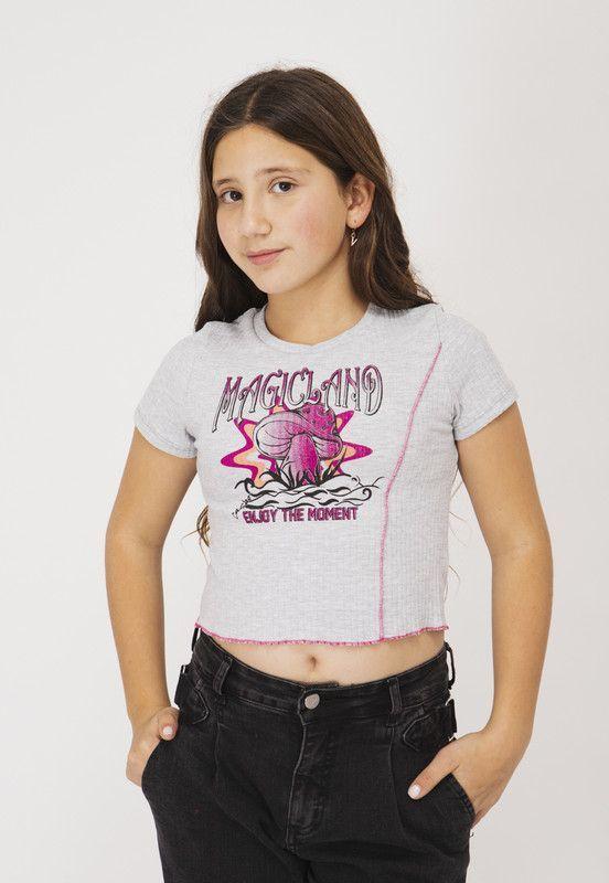 POLERA LYSA CROP GRIS-0