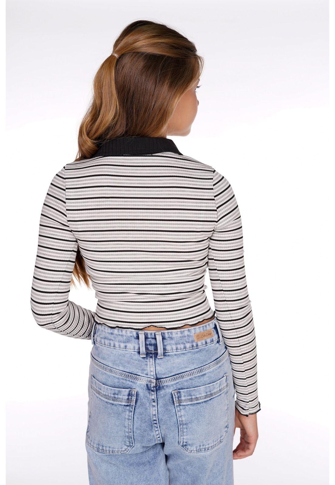 POLERA STRIPE REGULAR C/ CUELLO TIPO POLO-3