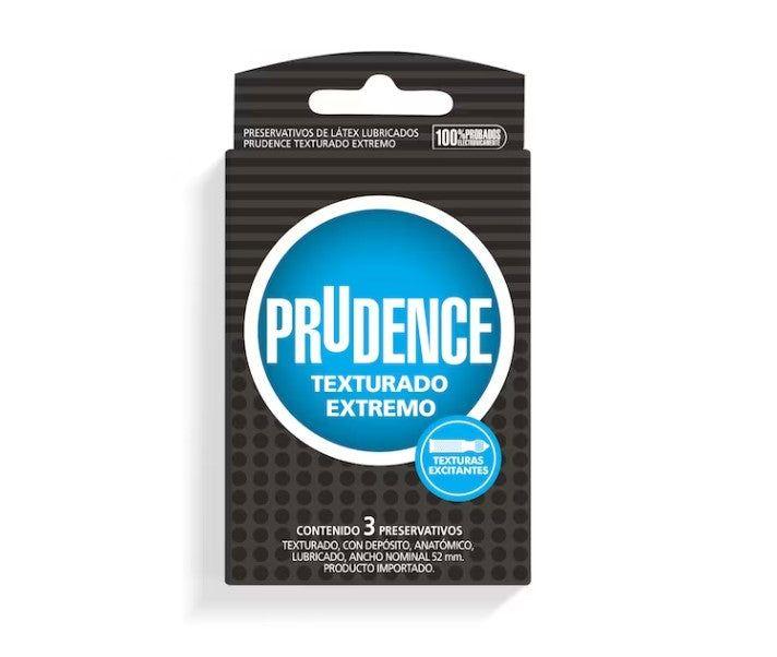 Condones Prudence Texturado Extremo 3 unidades-0