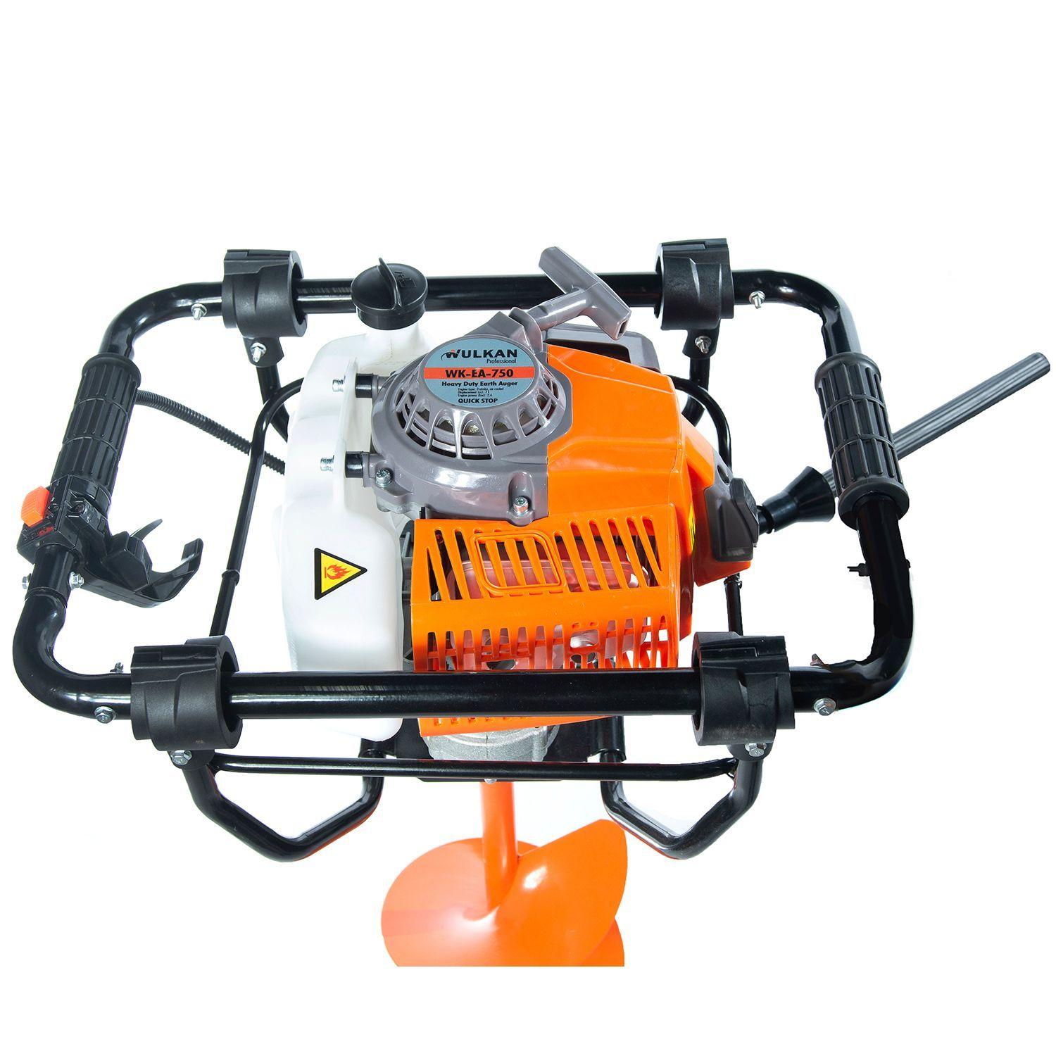 Ahoyador Quick Stop 71cc con Brocas 200 y 300mm WK-EA-750 Wulkan-2