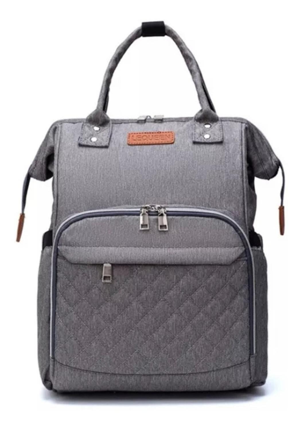 Mochila Pañalera Impermeable Con Bolsillo De Seguridad.-2