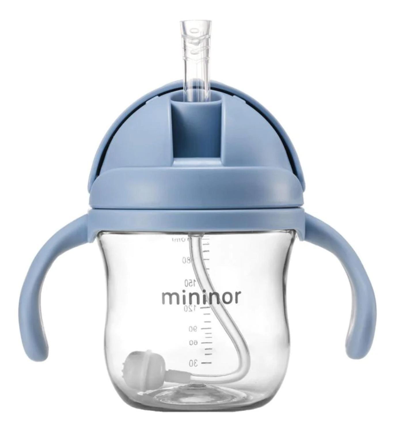 Vaso Entrenamiento Antiderrame Con Bombilla 220 Ml Mininor-0