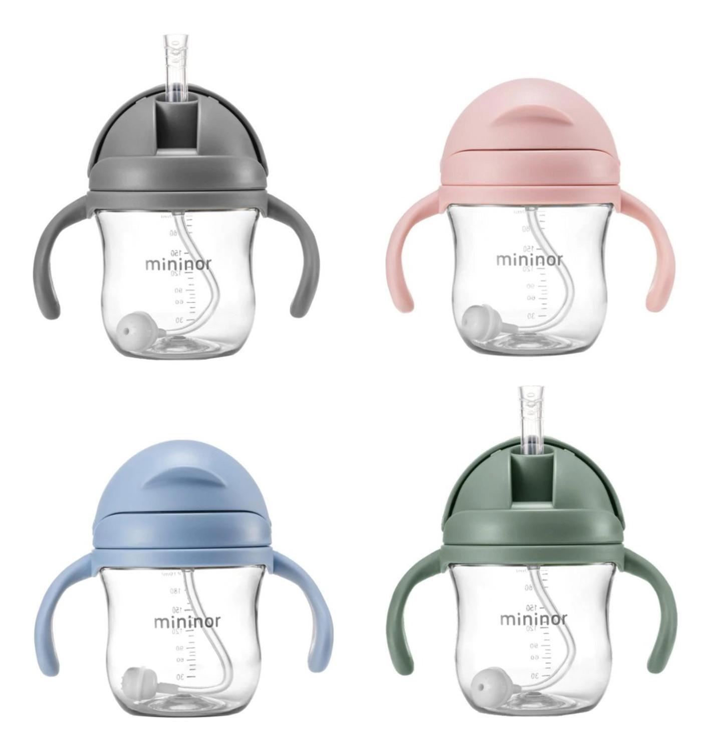 Vaso Entrenamiento Antiderrame Con Bombilla 220 Ml Mininor-1