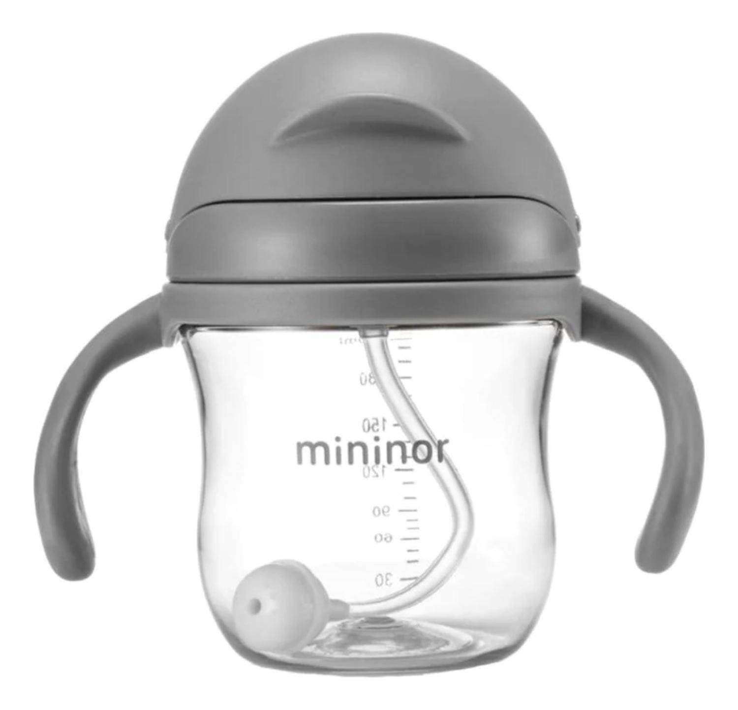 Vaso Entrenamiento Antiderrame Con Bombilla 220 Ml Mininor-2