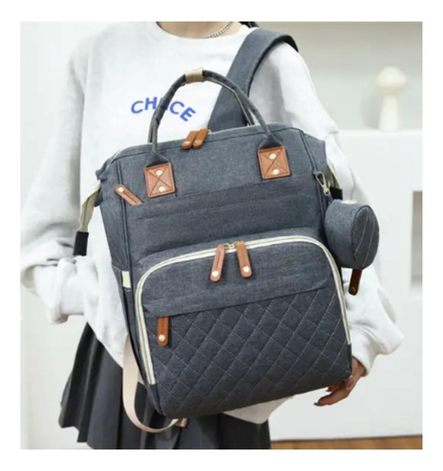 Mochila Maternal - Pañalera De Gran Capacidad Con Cable Usb-2