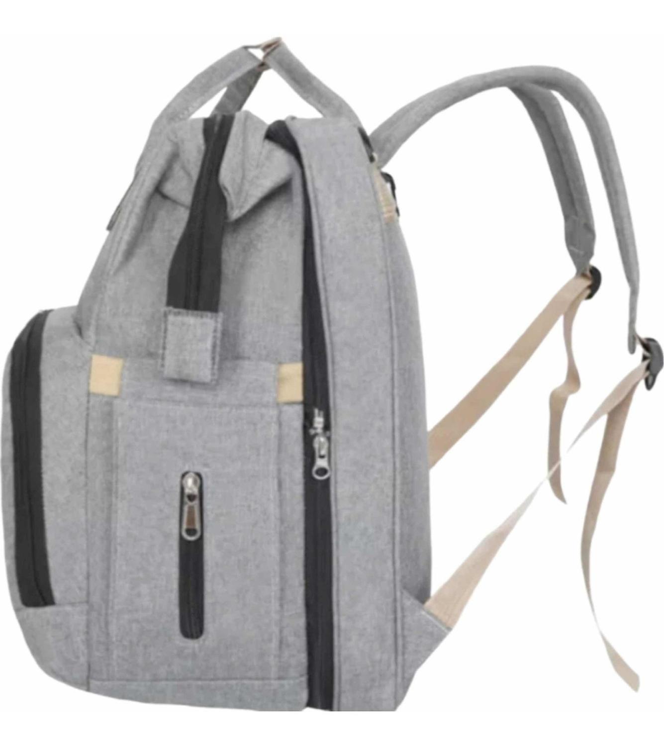 Práctica Mochila 3 En 1. Pañalera, Cuna Y Mudador Portátil-4