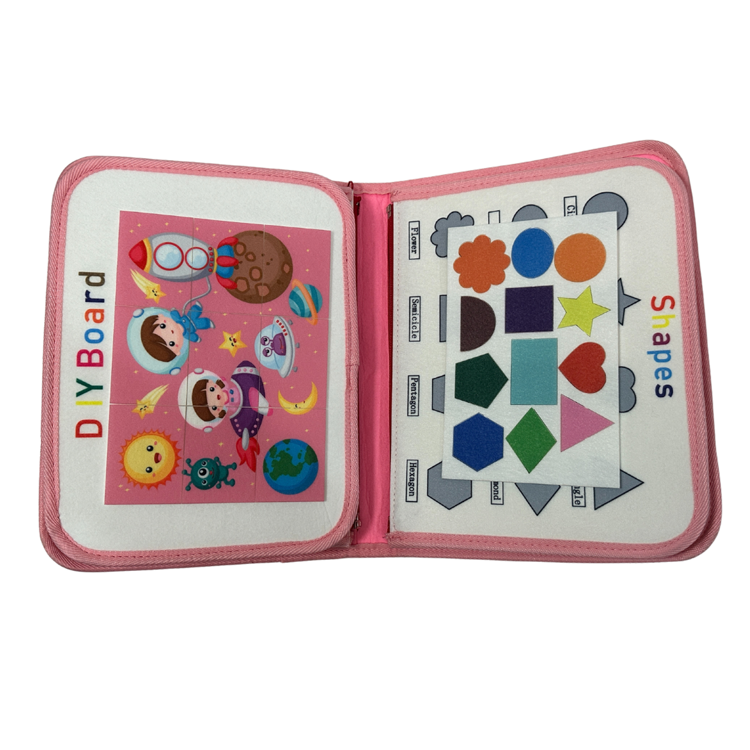 Libro Sensorial Fieltro Con Actividades Estimulación Montessori-0