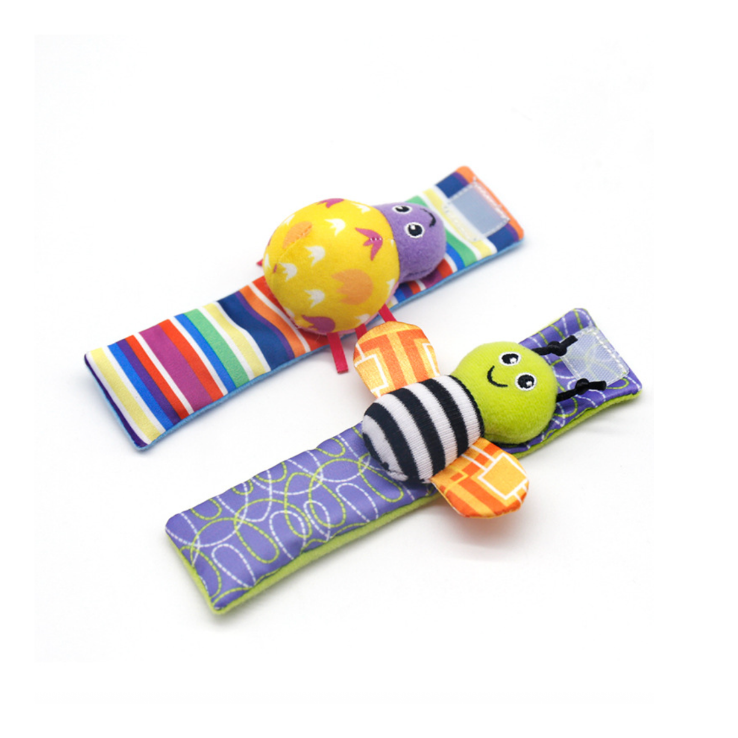 Kit Calcetines y pulseras estimulación con sonajero bebes - 4 Pc-3