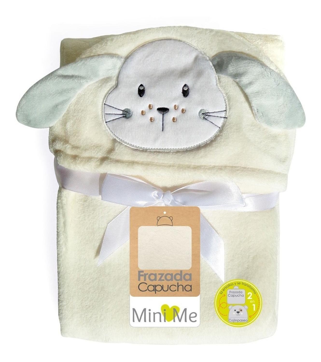 Frazada Con Capucha Mini Me Extra Suave Coral Fleece-0