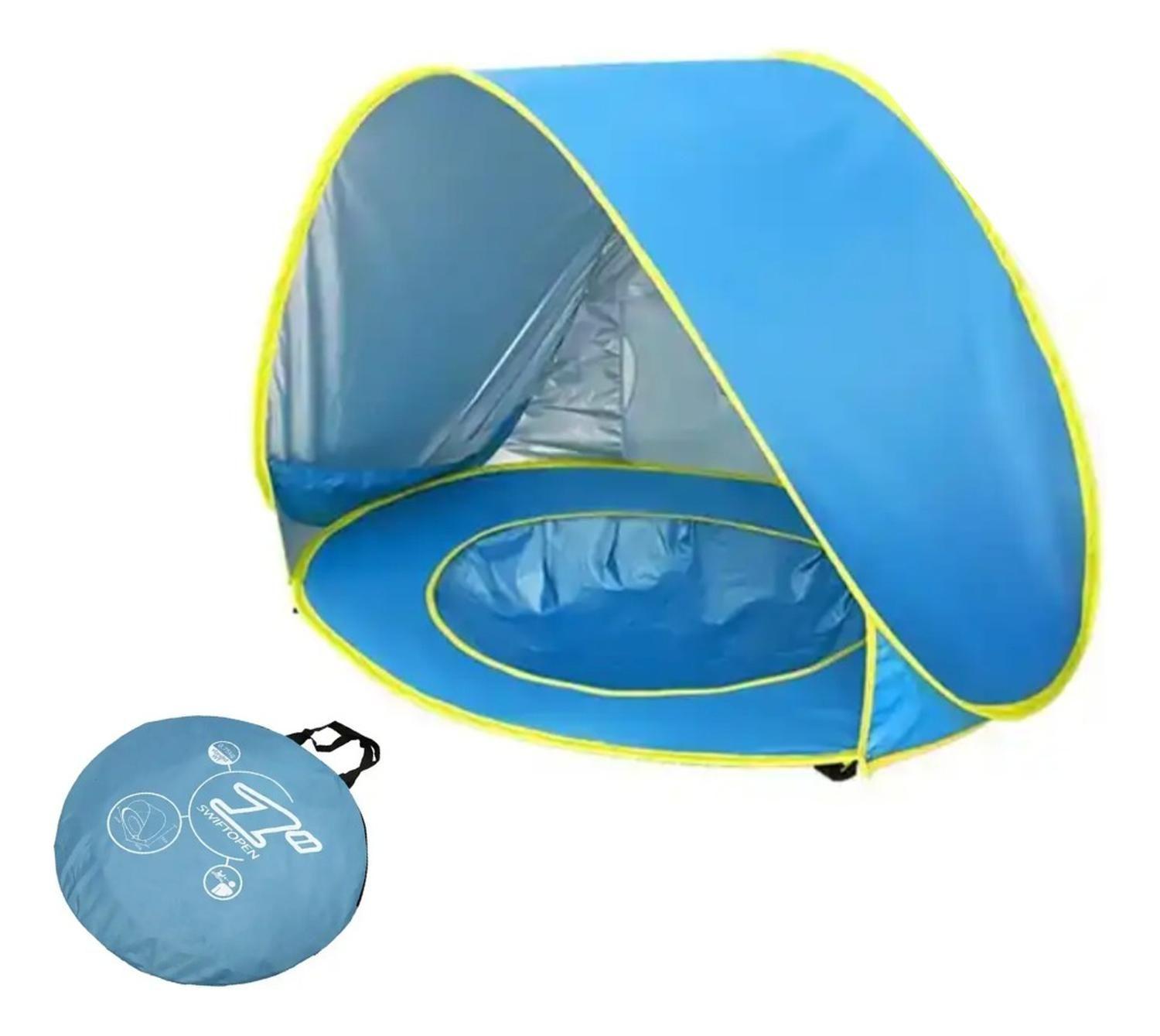 Carpa De Playa Y Piscina Para Bebés Con Protección Solar-0