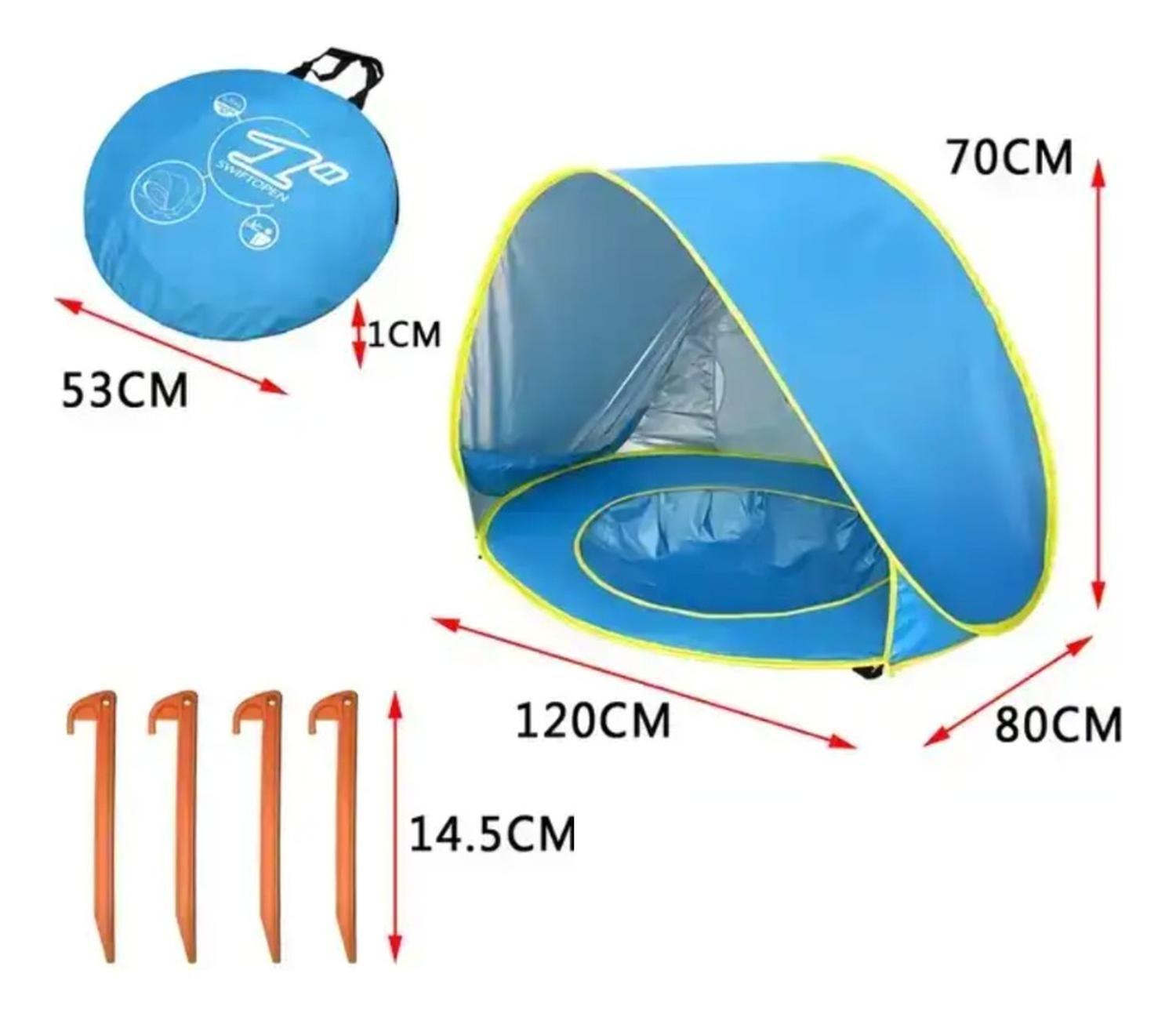 Carpa De Playa Y Piscina Para Bebés Con Protección Solar-1
