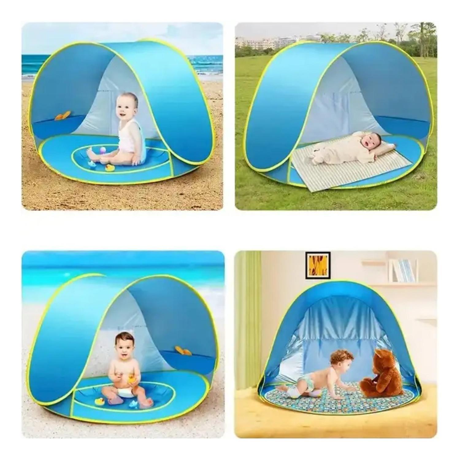 Carpa De Playa Y Piscina Para Bebés Con Protección Solar-3