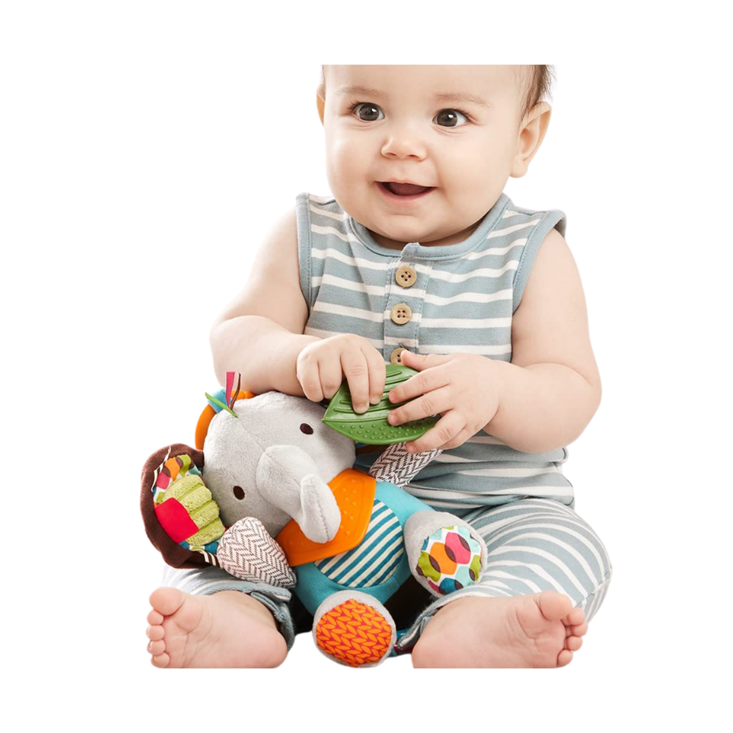 Sonajero Sensorial Para Bebe - Móvil De Peluche Para Coche o Cuna-2