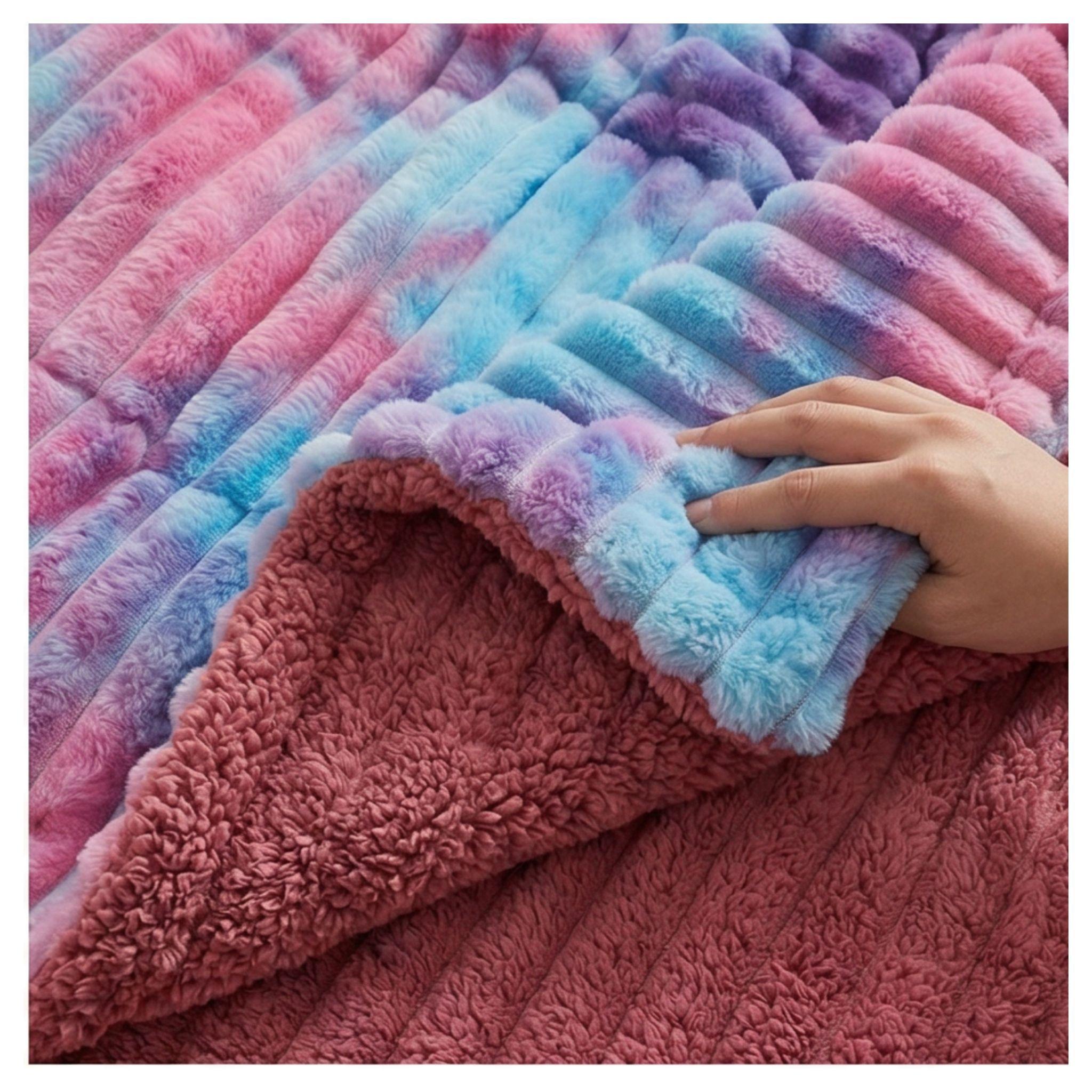 Cobertor Chiporro lineas 2 plazas - Multicolor Jaspeado DN18-2