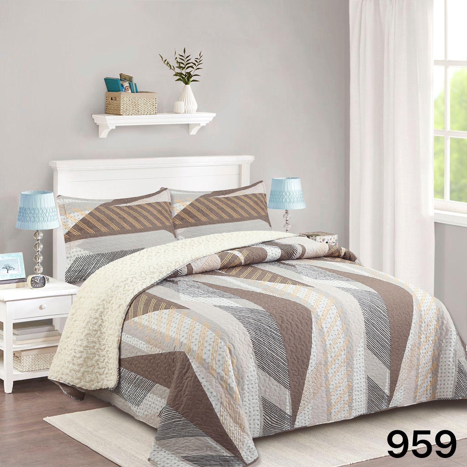Cubrecama Quilt Sherpa 1.5 Plazas - Apache M959-1