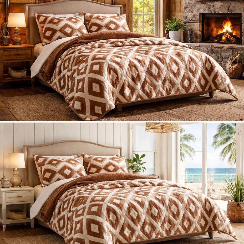 Cobertor Chiporro Invierno 2 Plazas - Amiens tfzy02-4