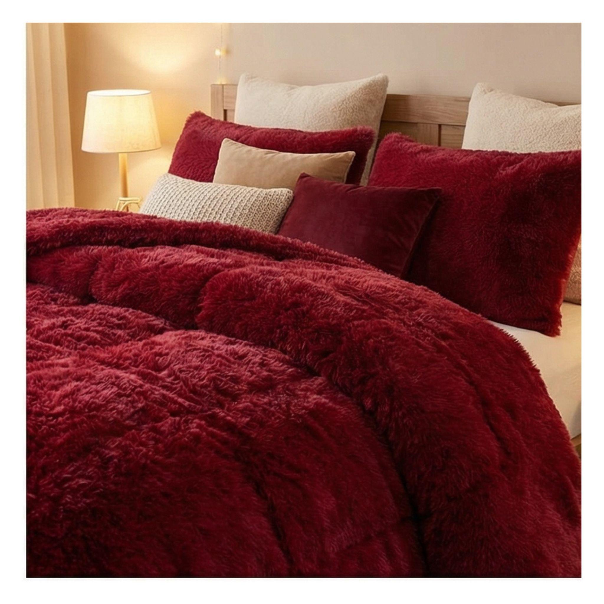 Cobertor Chiporro Peludo king - Burdeo C055-2