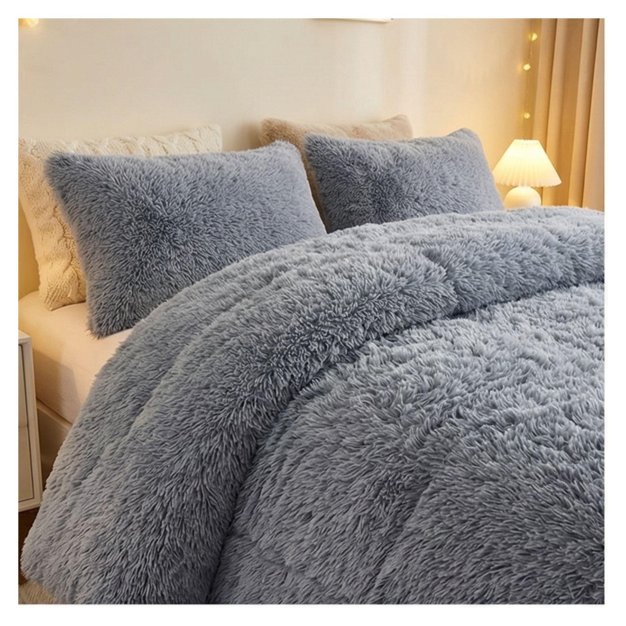 Cobertor Peludo Chiporro 2 Plazas - Gris C058-2