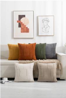 Funda de Cojín 45 x 45 cm -Beige-2