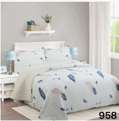 Cubrecama sherpa 2 Plazas Iowa M958-2