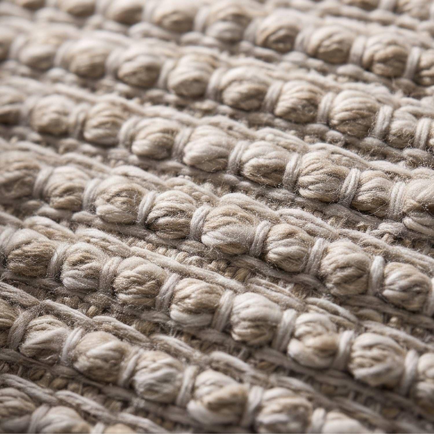 Set 2 Fundas de Cojín Tejido Waffle Natural Crema 45x45 cm Colección Portland Trigo-2