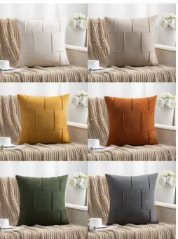 Funda de Cojín 45 x 45 cm -Gris Oscuro-2