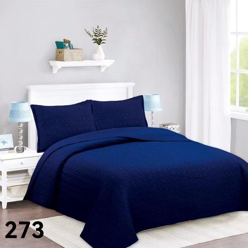 Cubrecama Quilt Verano 1.5P Azul Marino-0