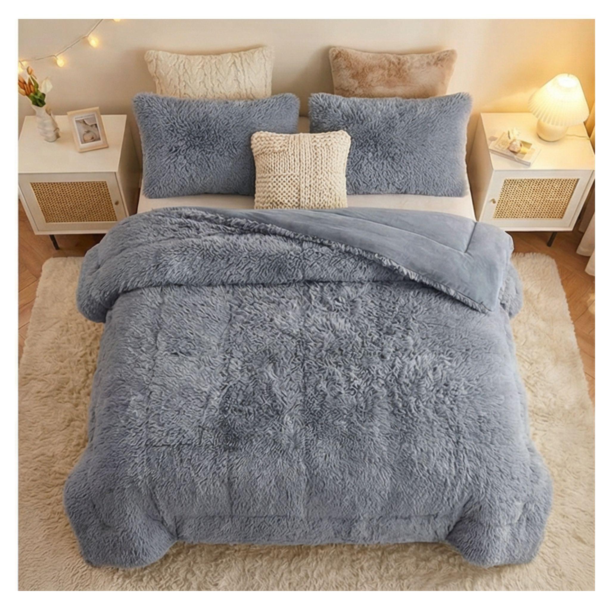 Cobertor Chiporro Peludo king - Gris C058-3