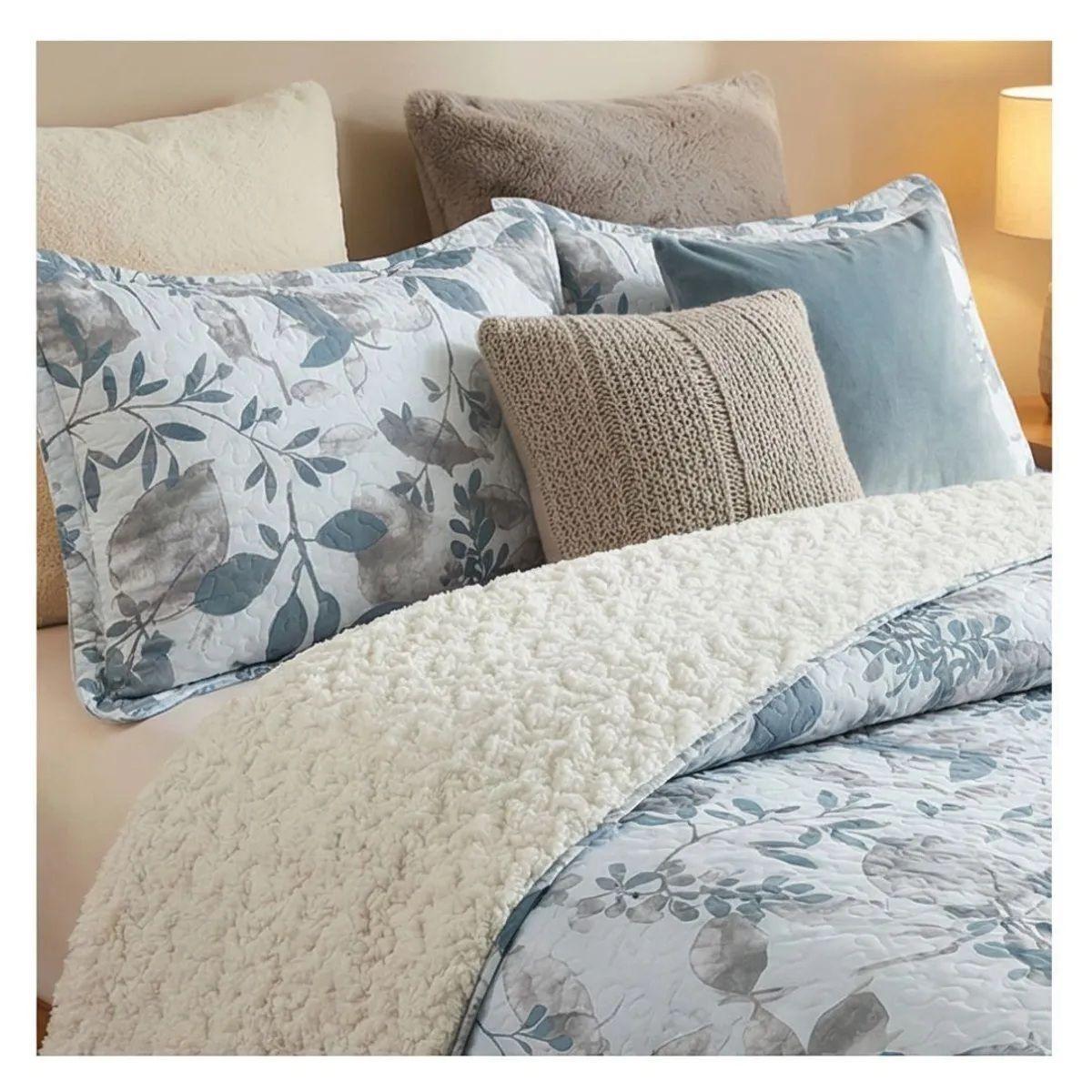 Cubrecama sherpa King Timeless M964-2