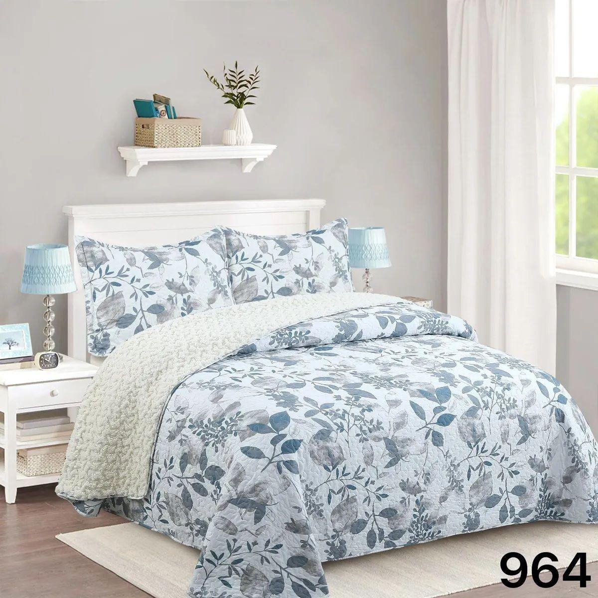 Cubrecama sherpa King Timeless M964-3