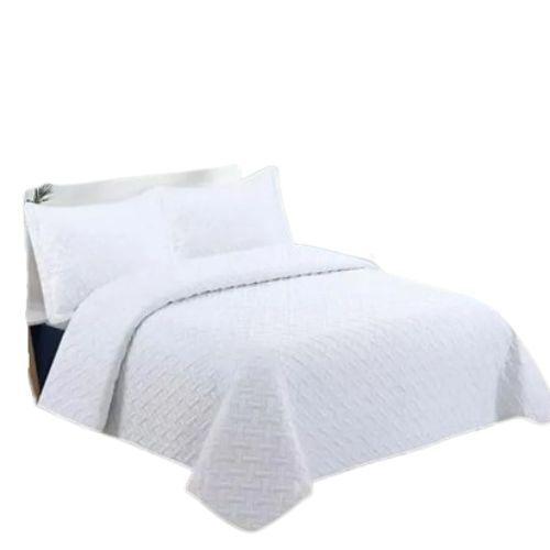 Cubrecama Quilt Verano 1.5 Plazas - Blanco CS-015 -0