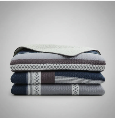 Cubrecama sherpa 2 Plazas Gris Matiz M954-3