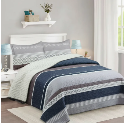 Cubrecama sherpa 2 Plazas Gris Matiz M954-5