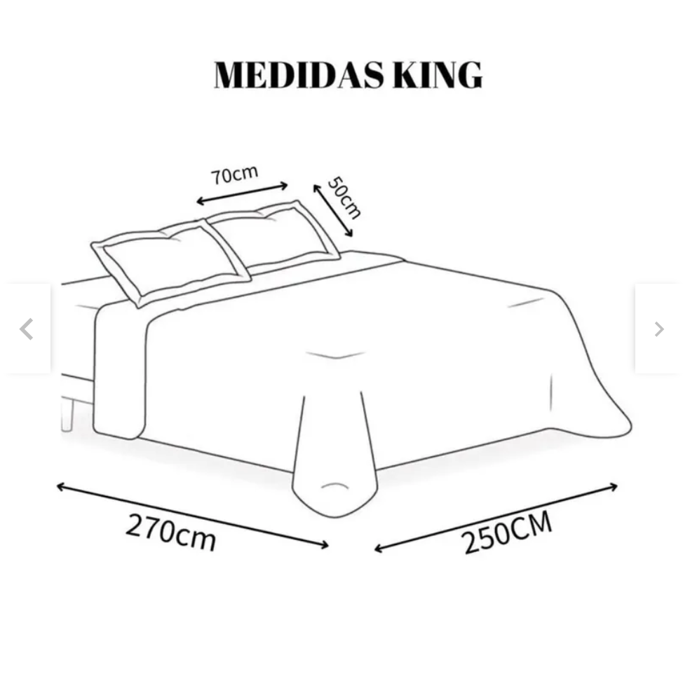 Cubrecama Sherpa King - Gris Triángulos M946-2