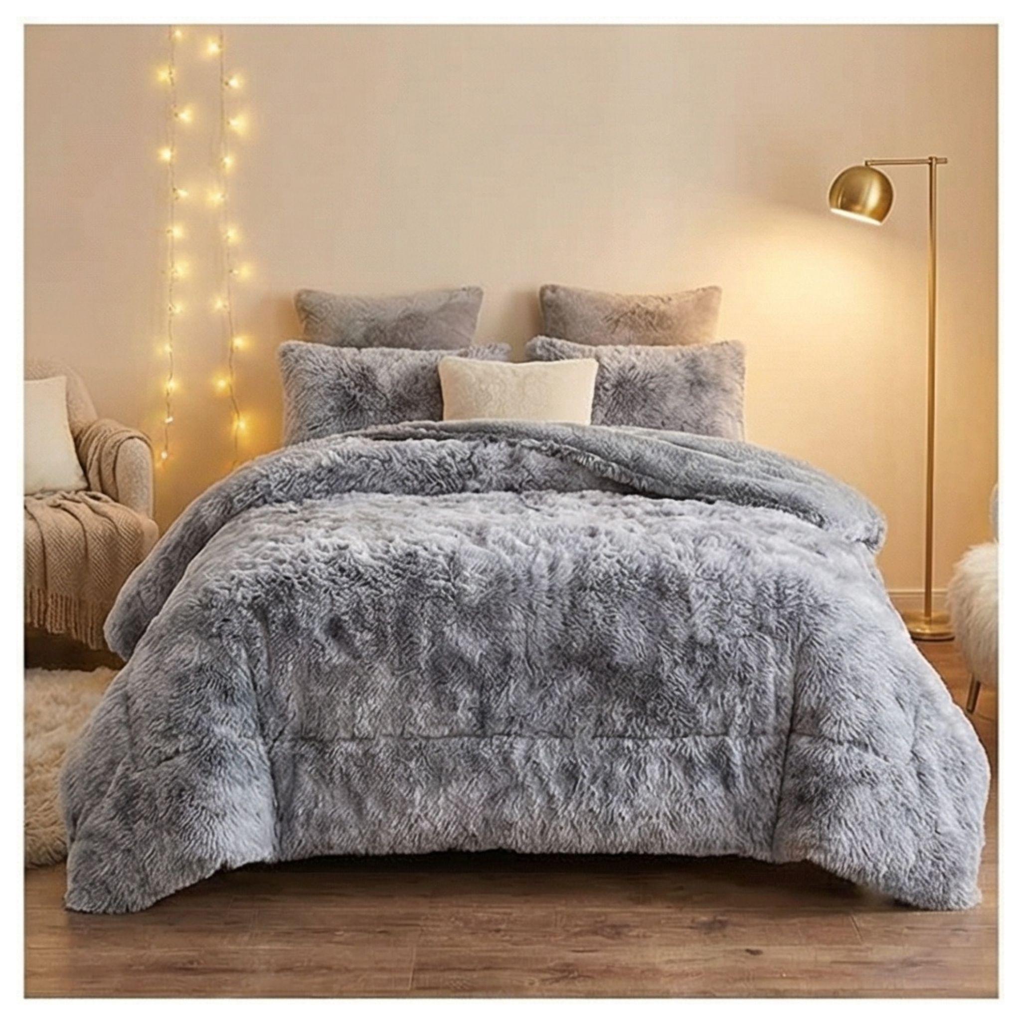 Cobertor Chiporro Peludo 1.5 Plazas Azul Petrolio 013-3