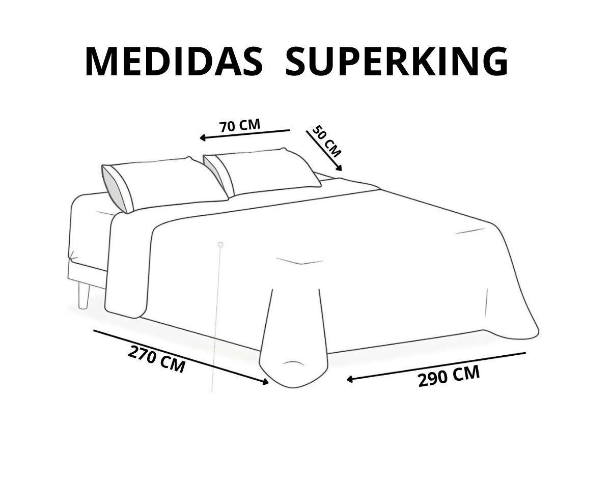 Cubrecama Quilt Verano Super King - Gris Rombos Líneas KFL689-3