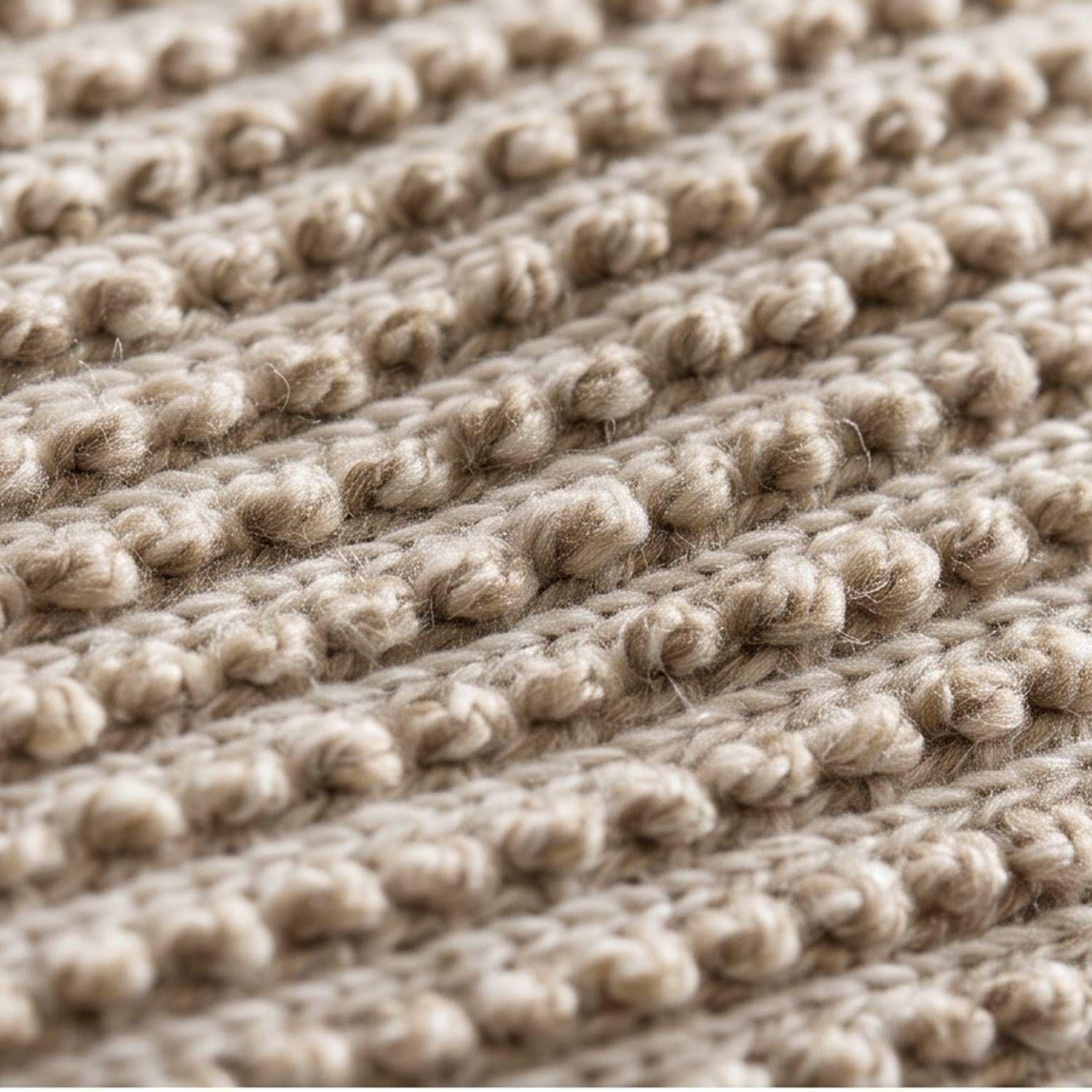 Set 2 Fundas de Cojín Tejido Waffle Natural Beige 45x45 cm Colección Portland Paja-2