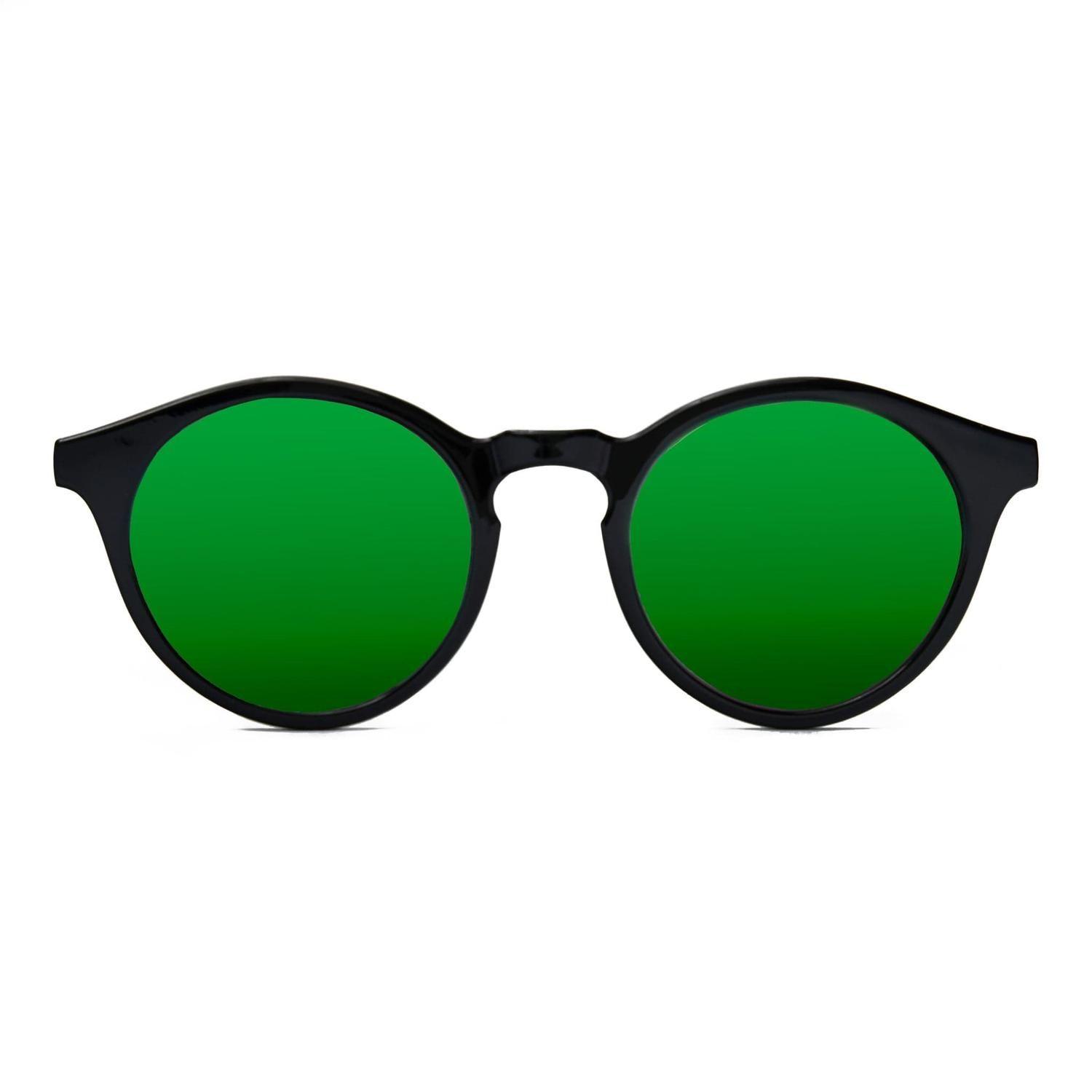 Lentes de Sol Reckless Cujas Black/Green uv 400-0