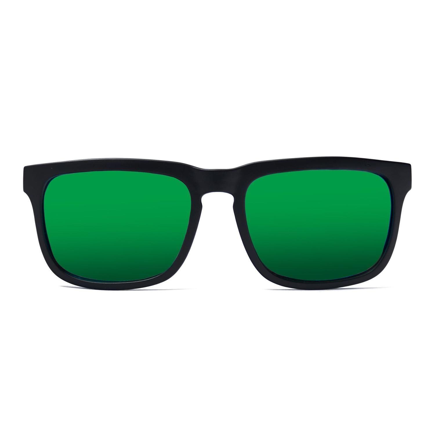 Lentes de Sol Reckless Rocket V2 Black/Green uv 400-0