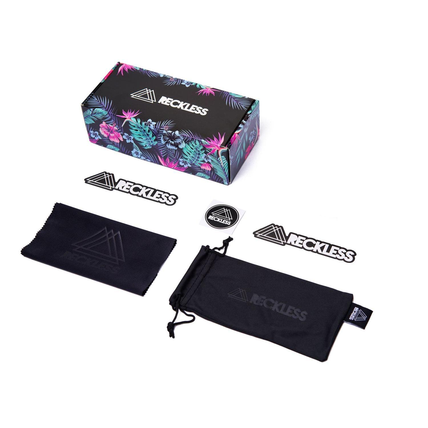 Lentes de Sol Reckless Rocket V2 Black/Red uv 400-3